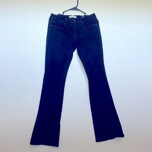 Henry & Belle micro flare jeans.